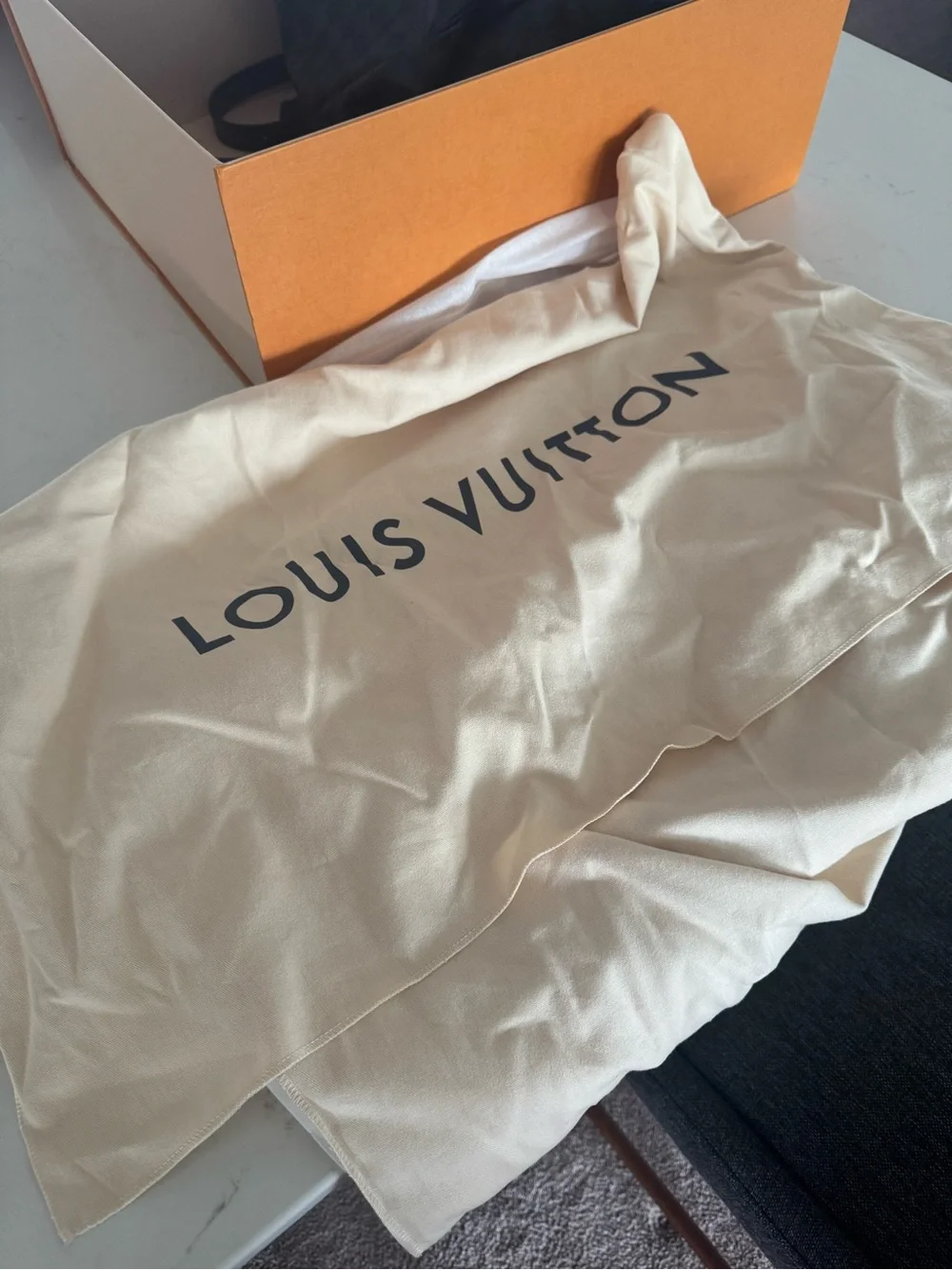 Louis Vuitton Black Damier Graphite Keepall Duffel with Top Handles